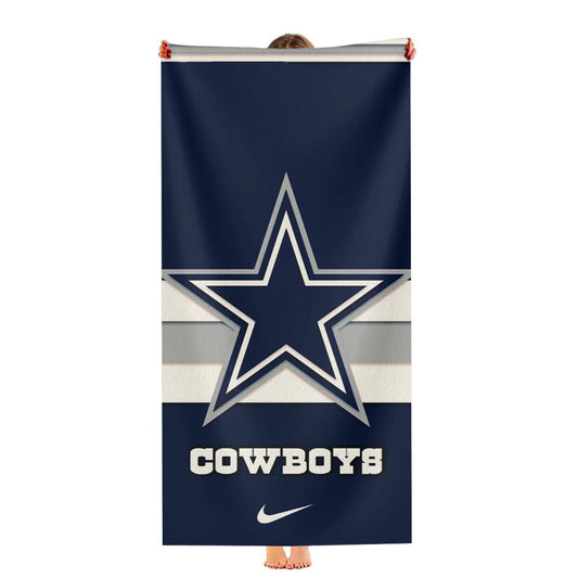 Dallas Cowboys Nfl Nike Logo Ultra-Soft Luxury Bathroom Towels