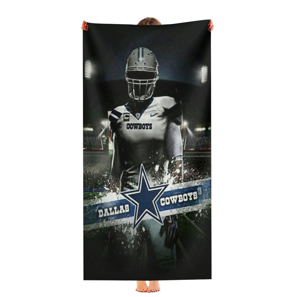 Dallas Cowboys Player Ultra-Soft Luxury Bathroom Towels