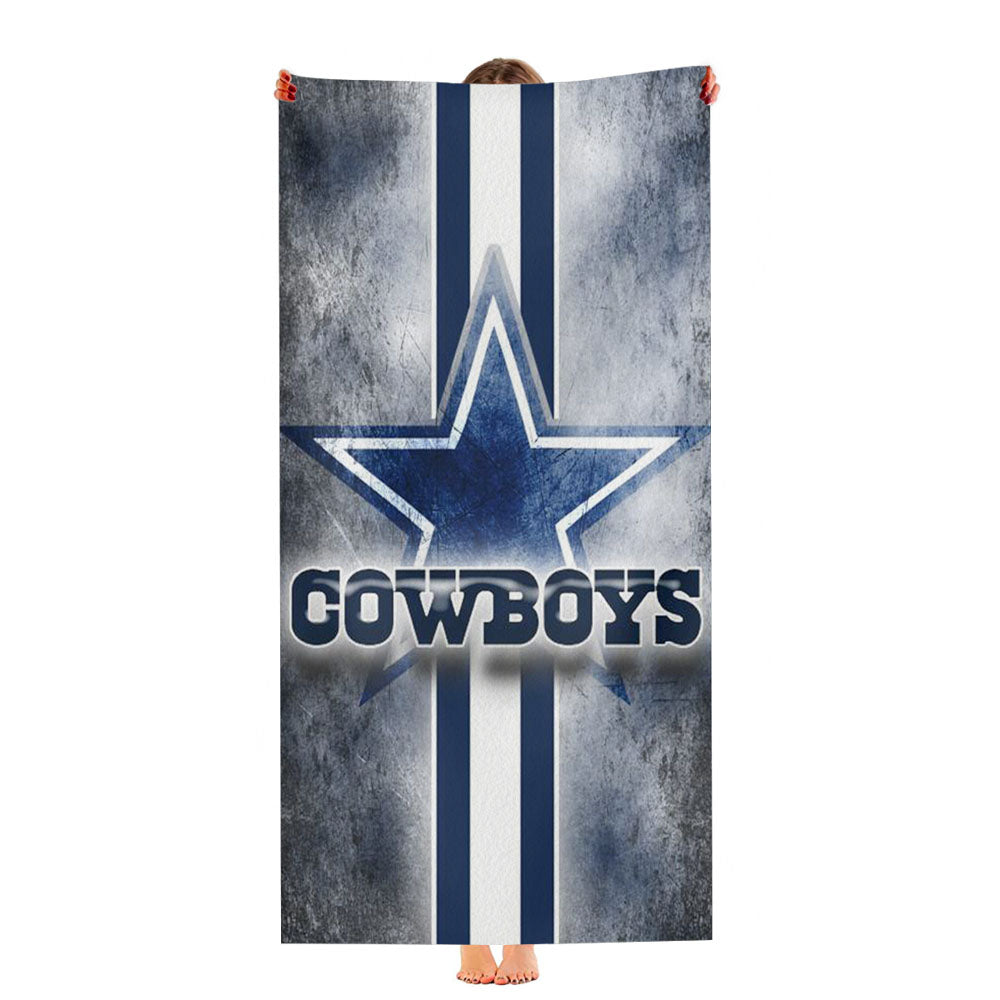 Dallas Cowboys Wallapaper Ultra-Soft Luxury Bathroom Towels