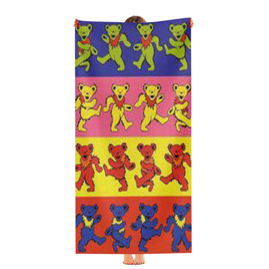 Dancing Bears Grateful Dead Ultra-Soft Luxury Bathroom Towels