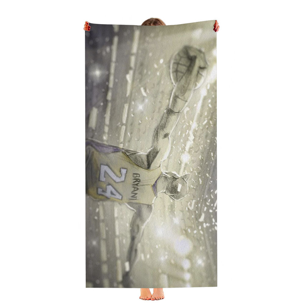 Dear Basketball Kobe Photos Ultra-Soft Luxury Bathroom Towels