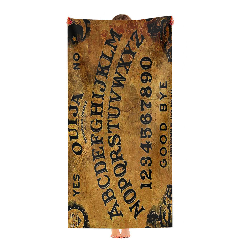 Death Game Oija Alfabet Ultra-Soft Luxury Bathroom Towels