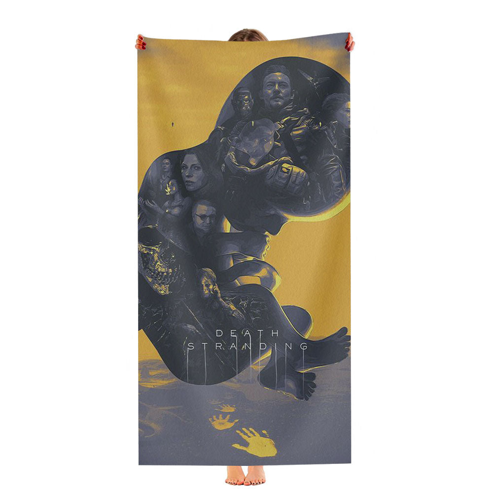 Death Stranding Babby Pattern Ultra-Soft Luxury Bathroom Towels