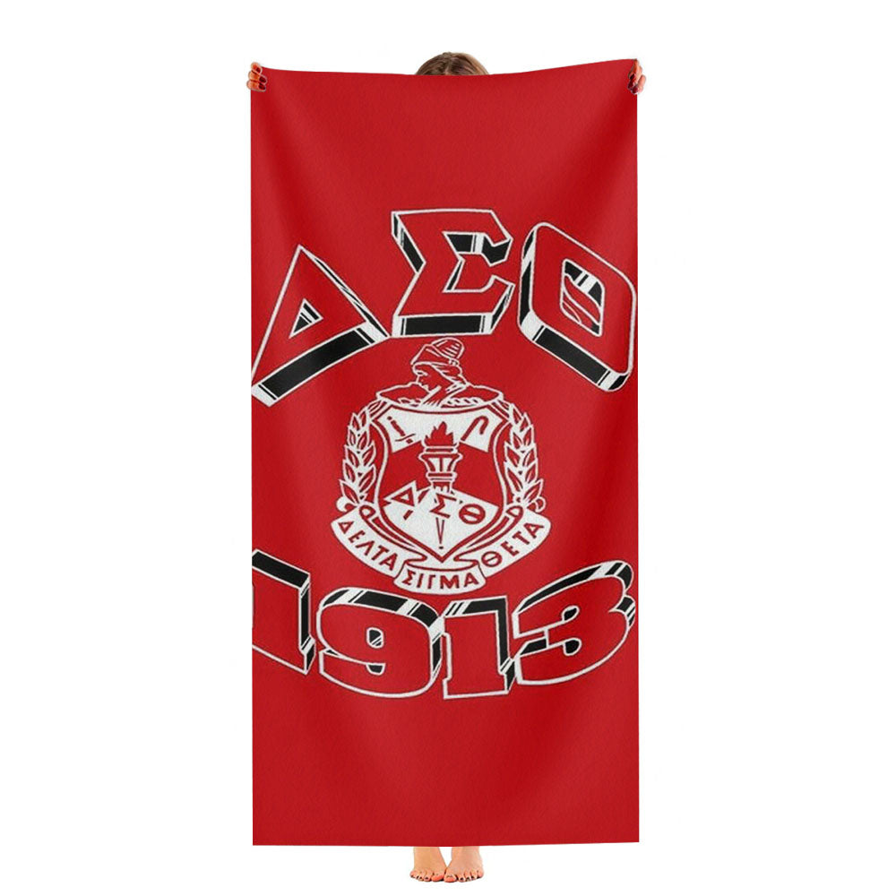 Delta Sigma Theta Icon Ultra-Soft Luxury Bathroom Towels