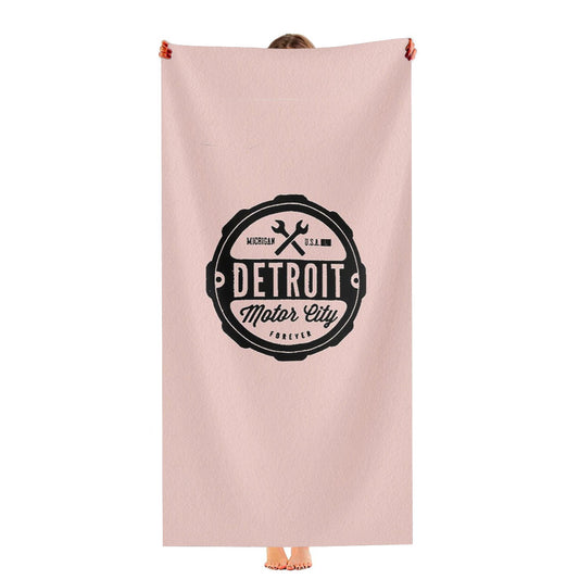 Detroit Motor City Forever Michigan Rock City Tiger Ultra-Soft Luxury Bathroom Towels