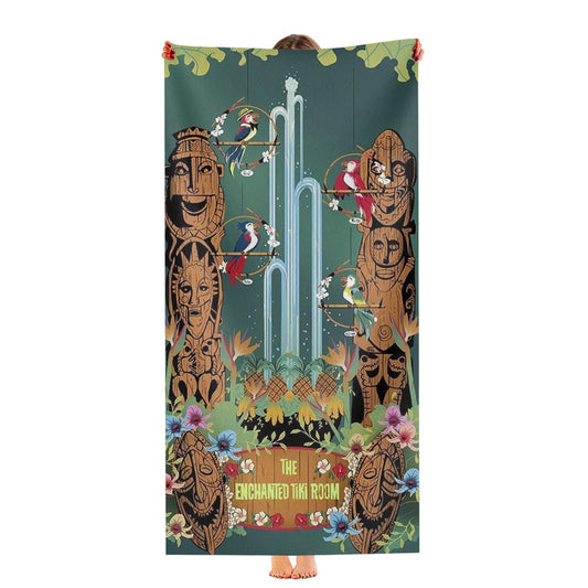 Disney Enchanted Tiki Room Ultra-Soft Luxury Bathroom Towels