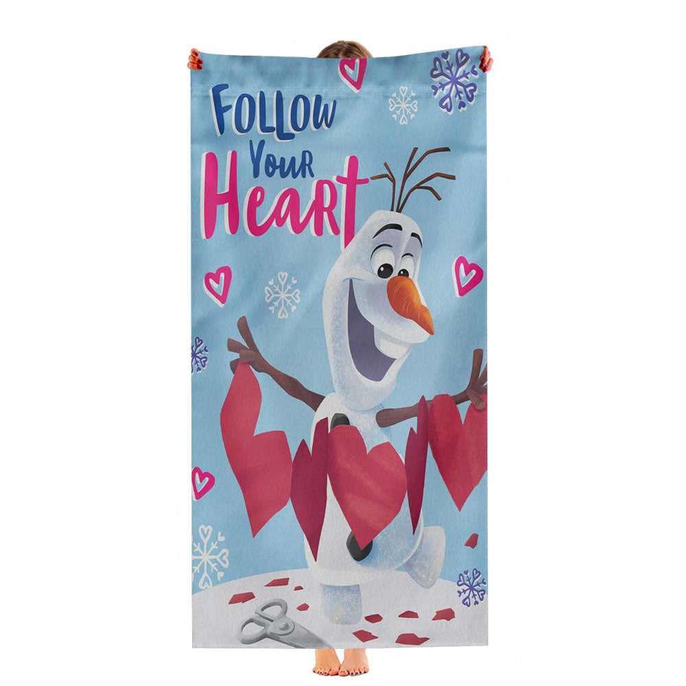 Disney Frozen Olaf Ultra-Soft Luxury Bathroom Towels