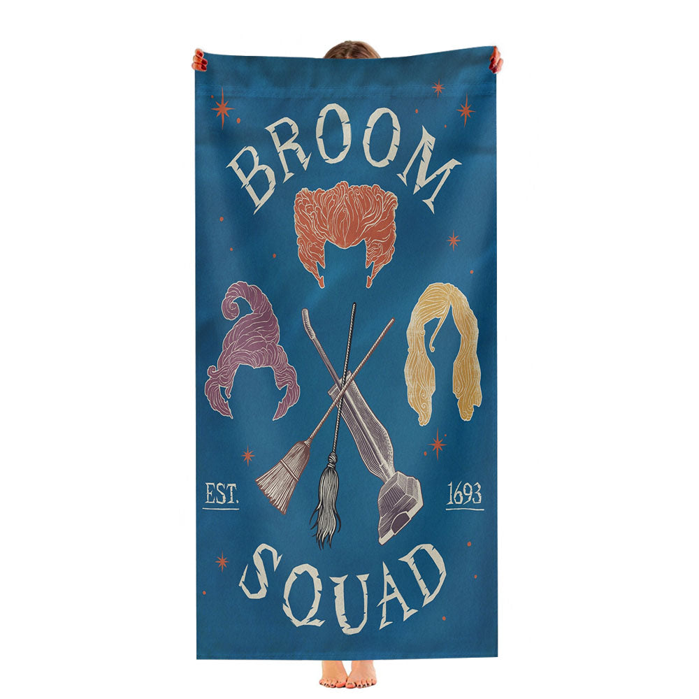 Disney Halloween Hocus Pocus Sanderson Sisters Halloween Ultra-Soft Luxury Bathroom Towels