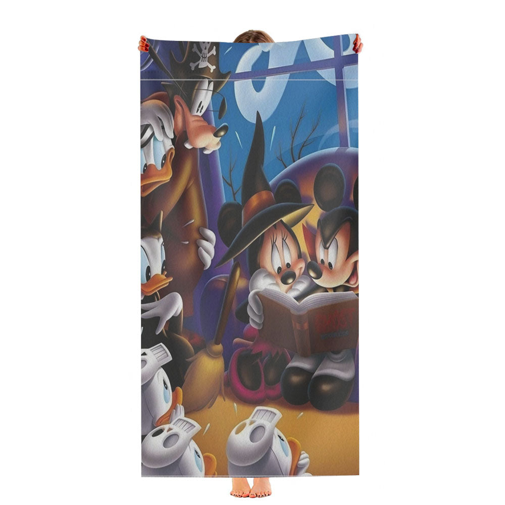 Disney Halloween With Mickey Mouse Ultra-Soft Luxury Bathroom Towels
