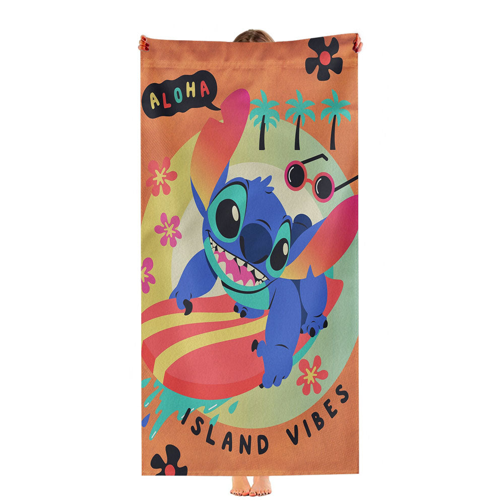 Disney Island Vibes Stitch Ultra-Soft Luxury Bathroom Towels