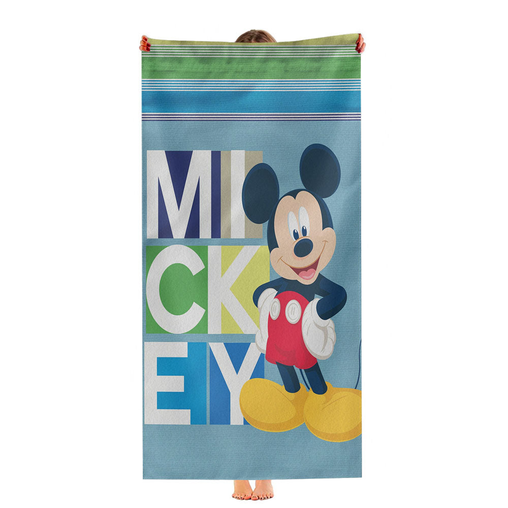Disney Mickey Blocks Ultra-Soft Luxury Bathroom Towels