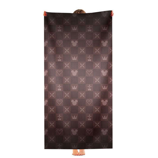 Disney Mickey Mouse Kingdom Hearts Pattern Ultra-Soft Luxury Bathroom Towels