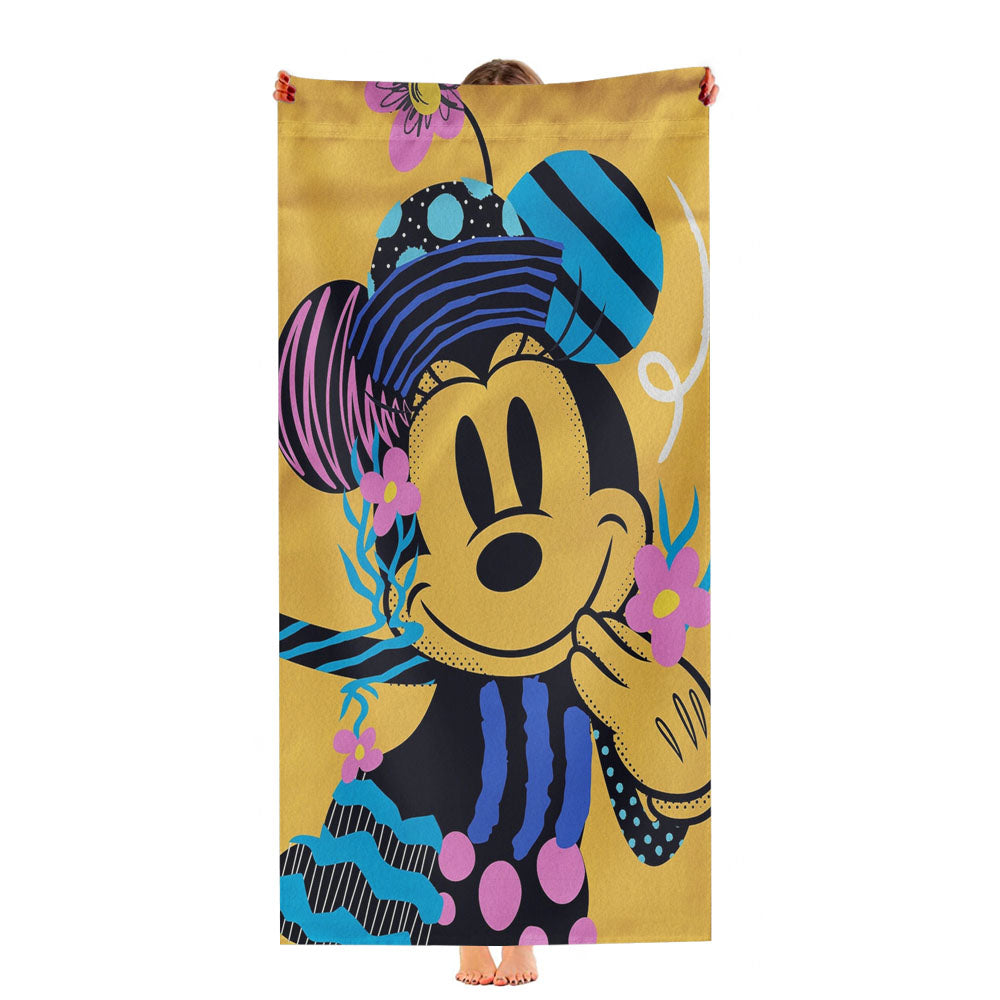 Disney Spring Minnie Mouse Ultra-Soft Luxury Bathroom Towels