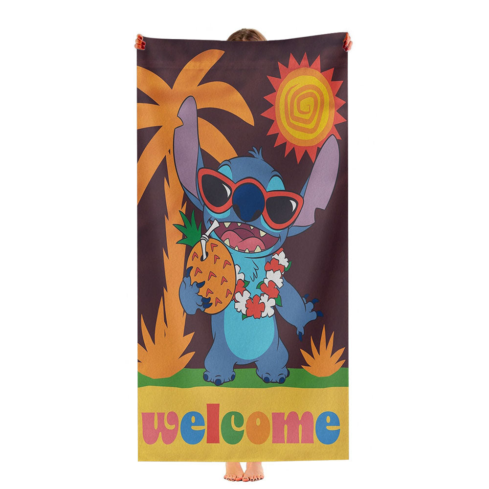 Disney Stitch Welcome Ultra-Soft Luxury Bathroom Towels