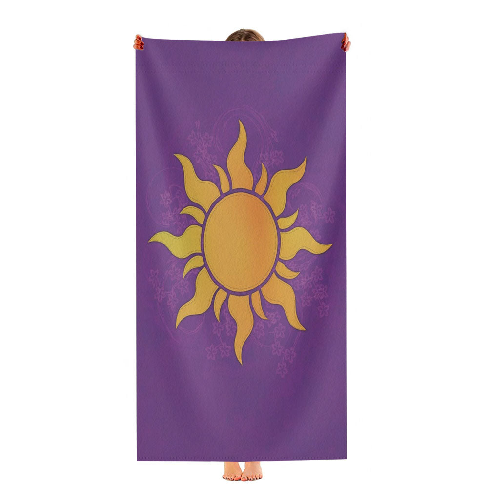 Disney Tangled Rapunzel Sun Kingdom Ultra-Soft Luxury Bathroom Towels