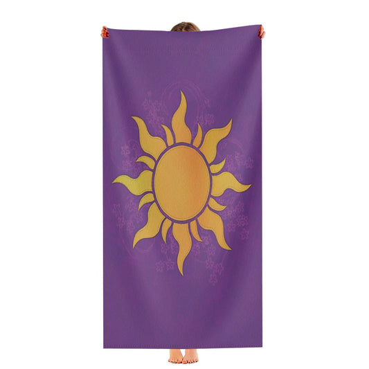 Disney Tangled Rapunzel Sun Kingdom Ultra-Soft Luxury Bathroom Towels