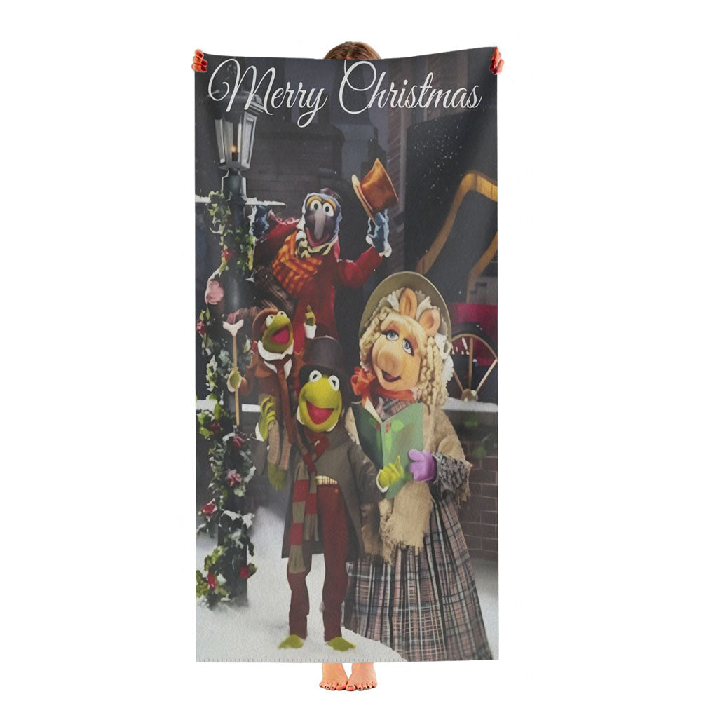 Disney The Muppets Playing The Christmas Carol Ultra-Soft Luxury Bathroom Towels