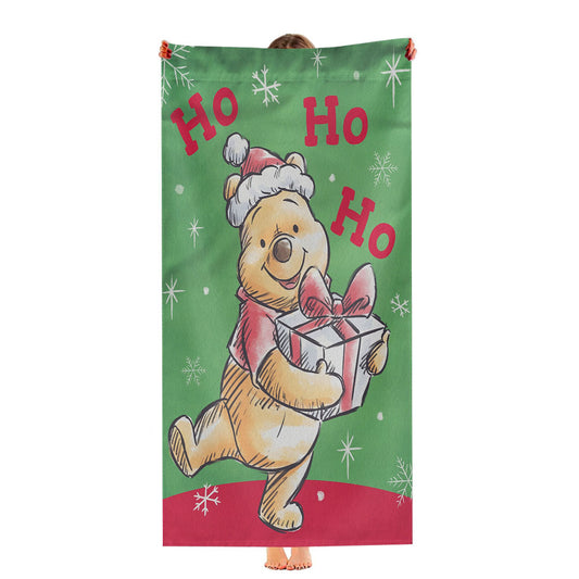 Disney Very Merry Christmas Pooh Ultra-Soft Luxury Bathroom Towels