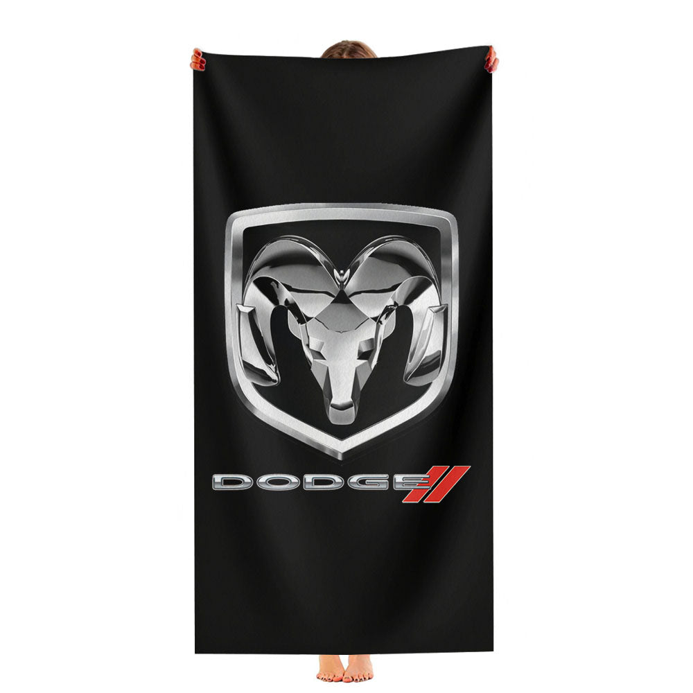 Dodge Dart Logo Ultra-Soft Luxury Bathroom Towels
