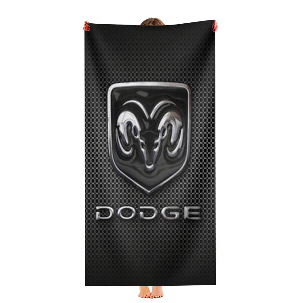 Dodge Logo Ultra-Soft Luxury Bathroom Towels