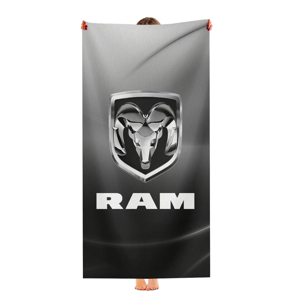 Dodge Ram Emblem Ultra-Soft Luxury Bathroom Towels