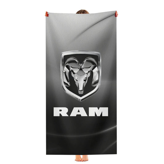 Dodge Ram Emblem Ultra-Soft Luxury Bathroom Towels