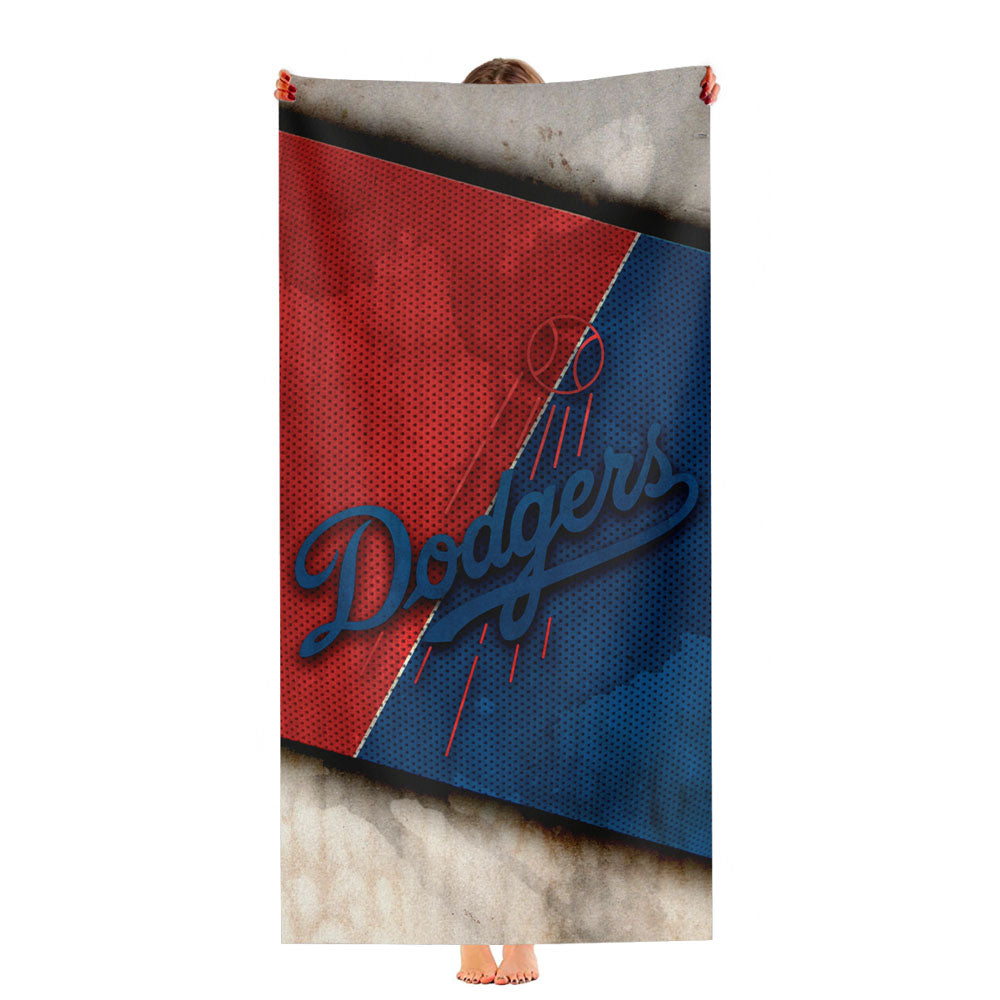 Dodgers Red Navy Ultra-Soft Luxury Bathroom Towels