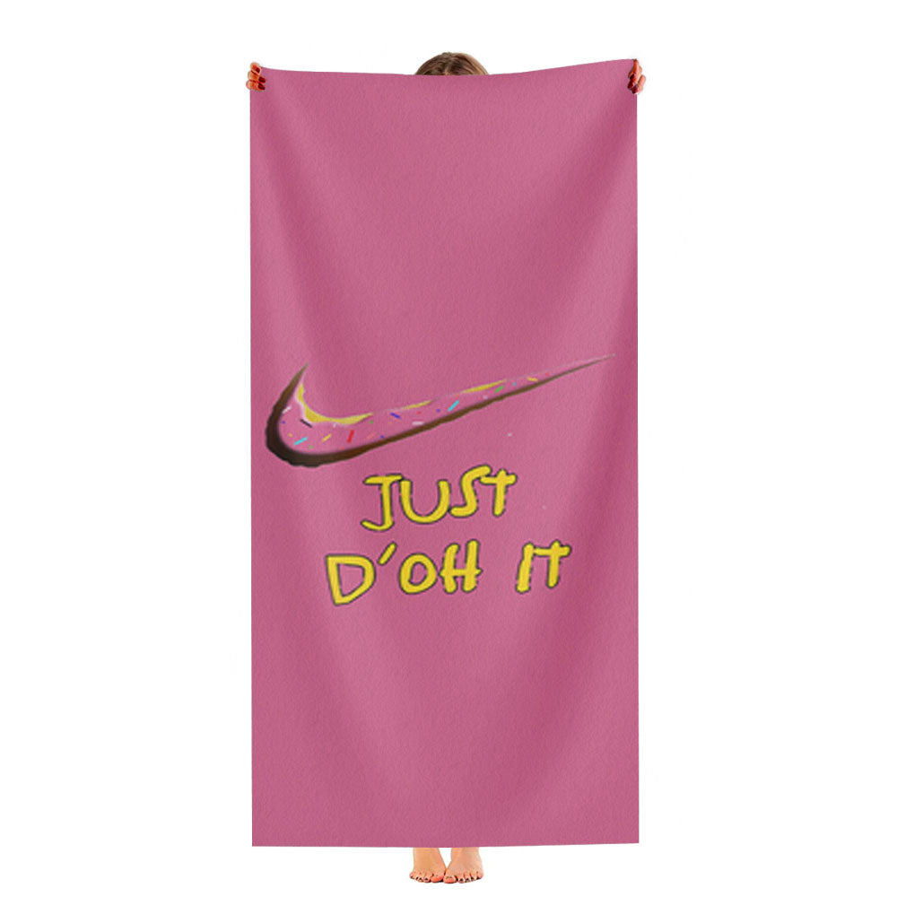 Donut Nike Just D'Oh It Ultra-Soft Luxury Bathroom Towels