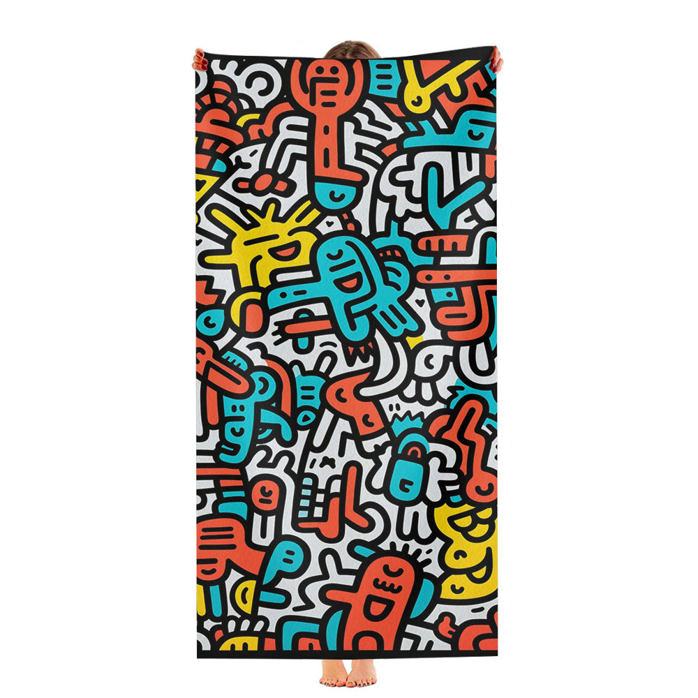 Doodles 4 Ultra-Soft Luxury Bathroom Towels