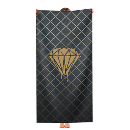 Dotted Diamonds Pattern Ultra-Soft Luxury Bathroom Towels