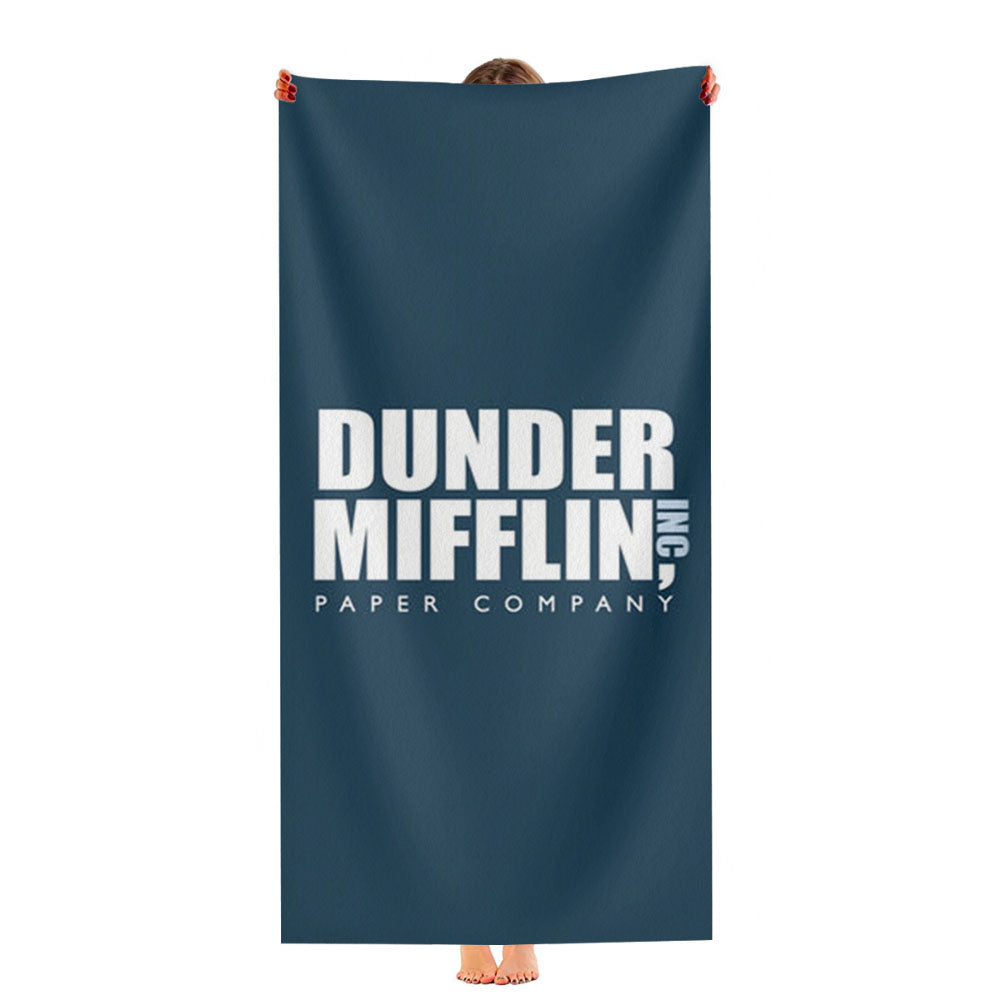Dunder Logo The Office Ultra-Soft Luxury Bathroom Towels