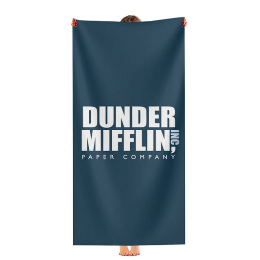 Dunder Logo The Office Ultra-Soft Luxury Bathroom Towels