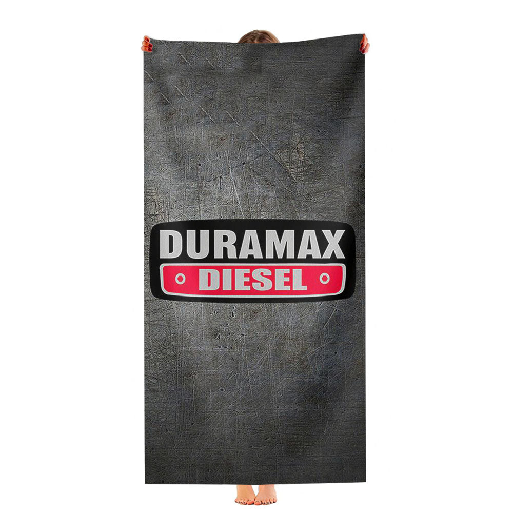 Duramax Diesel Logo Metal Ultra-Soft Luxury Bathroom Towels