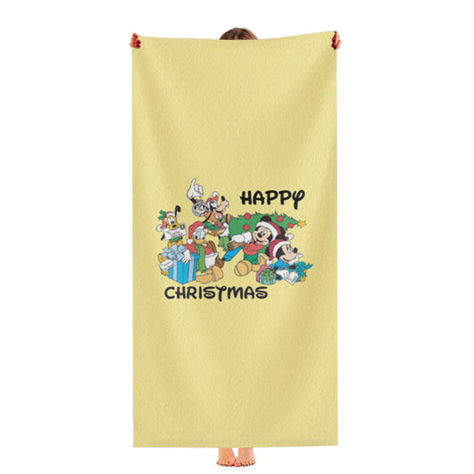Fairytale Happy Christmas Ultra-Soft Luxury Bathroom Towels