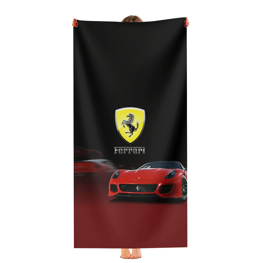 Fast Car Ferrari Ultra-Soft Luxury Bathroom Towels