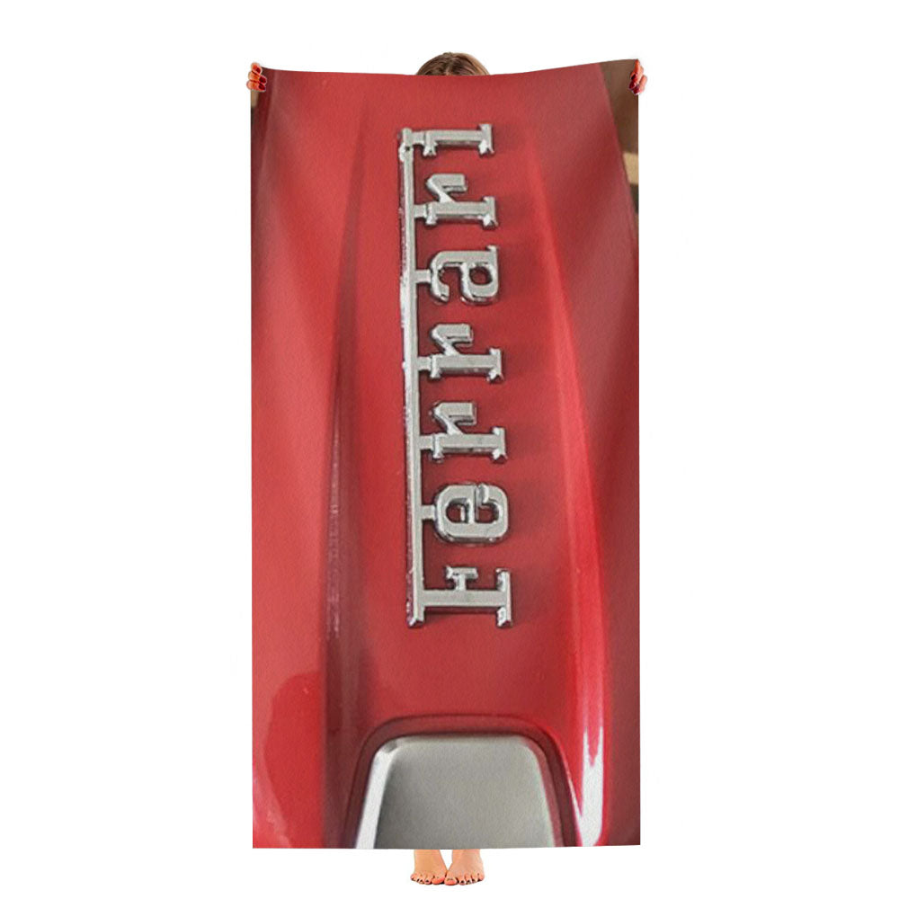 Ferrari Car Keys Red Stylish Ultra-Soft Luxury Bathroom Towels