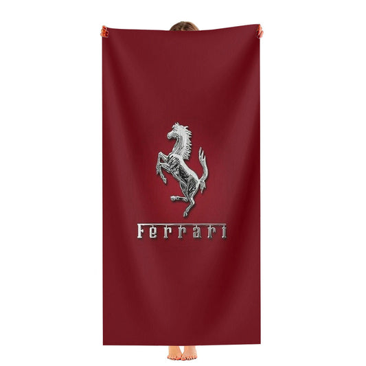 Ferrari Sports Car Wallpaper Ultra-Soft Luxury Bathroom Towels