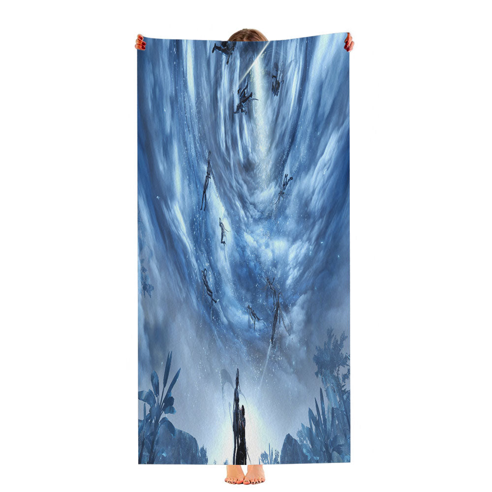 Final Fantasy Xv Art Ultra-Soft Luxury Bathroom Towels