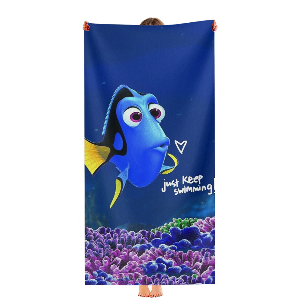 Finding Nemo Dory Ultra-Soft Luxury Bathroom Towels