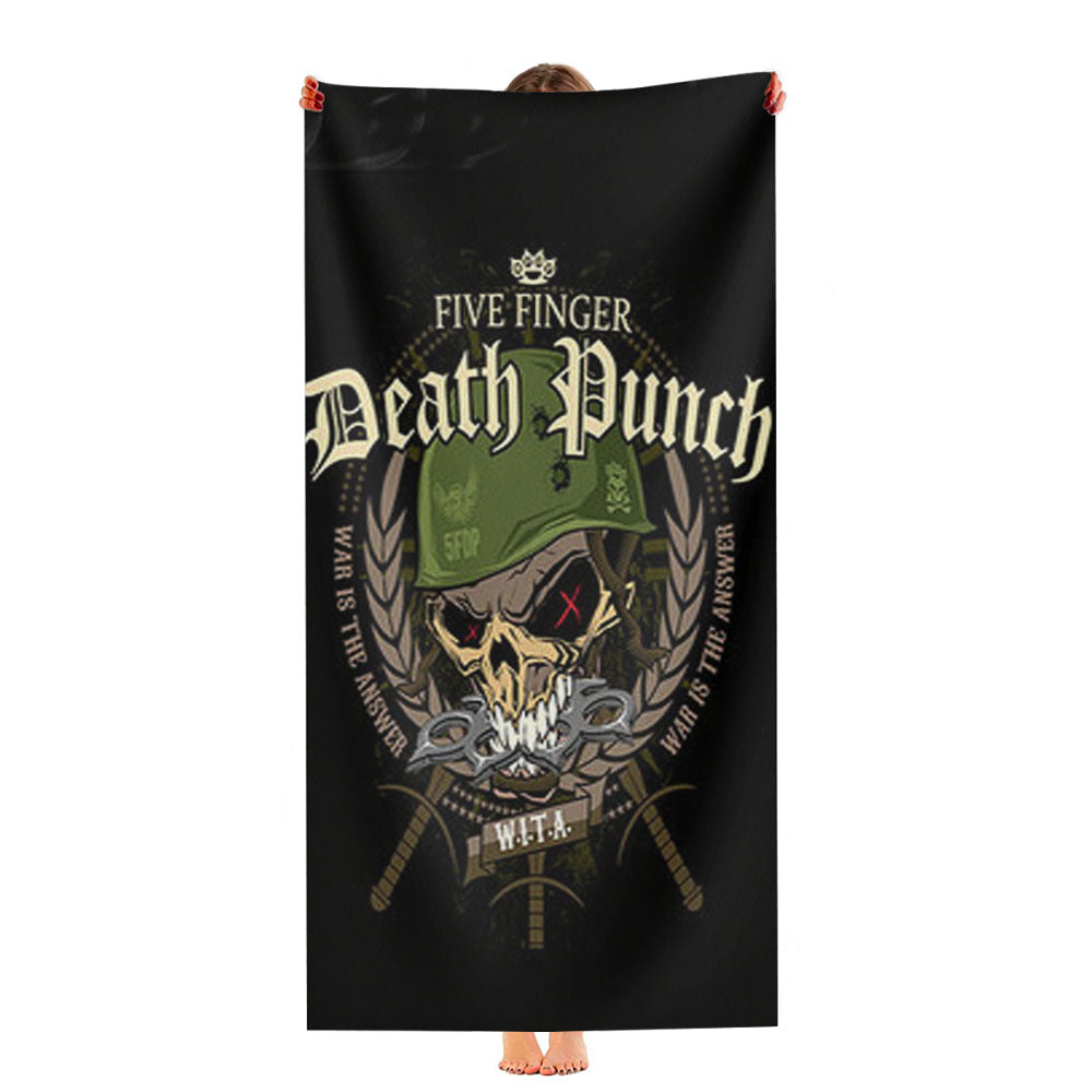 Five Finger Death Punch Wita Ultra-Soft Luxury Bathroom Towels