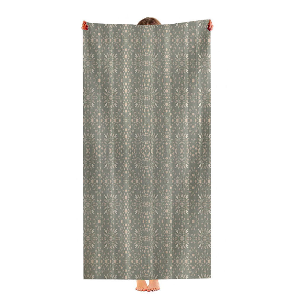 Floral Pattern Ultra-Soft Luxury Bathroom Towels