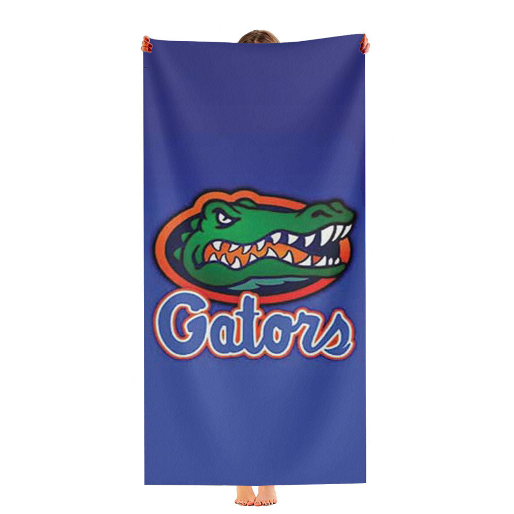 Florida Gators Logo On Blue Fade Ultra-Soft Luxury Bathroom Towels