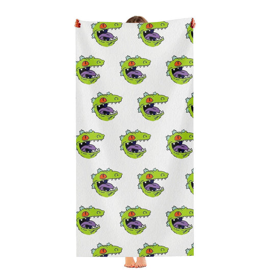 Fondos De Pantalla Rugrats Reptar Head Pattern Ultra-Soft Luxury Bathroom Towels
