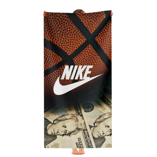 Football And Nike Money Ultra-Soft Luxury Bathroom Towels