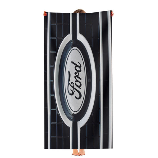 Ford Car Front Camera Badge Ultra-Soft Luxury Bathroom Towels