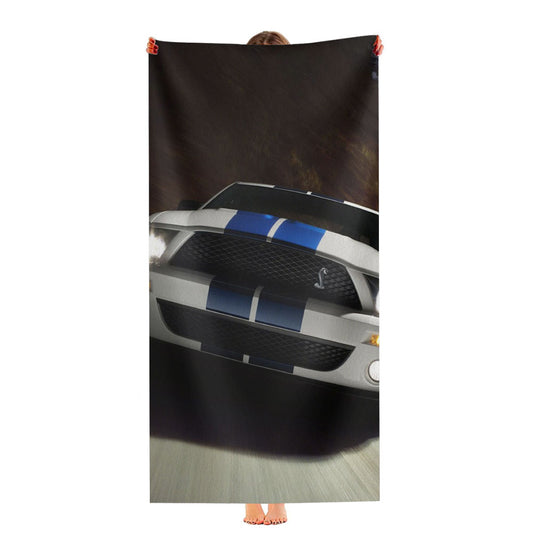 Ford Cobra Car Wallpaper Ultra-Soft Luxury Bathroom Towels