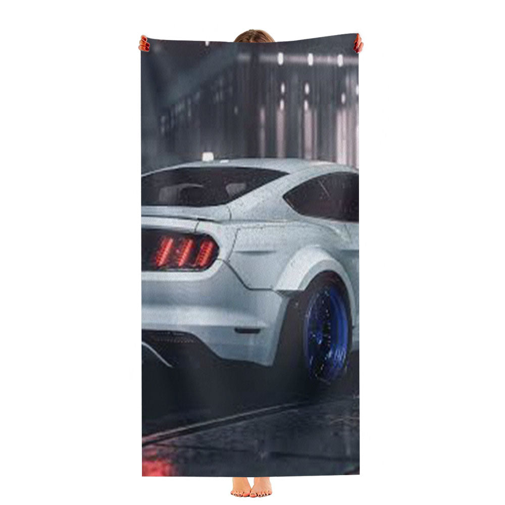 Ford Mustang Gt 2 Ultra-Soft Luxury Bathroom Towels