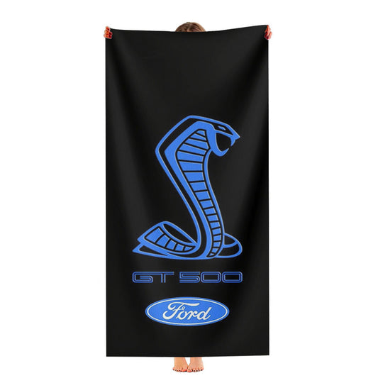 Ford Mustang Shelby Cobra Gt 500 Ultra-Soft Luxury Bathroom Towels
