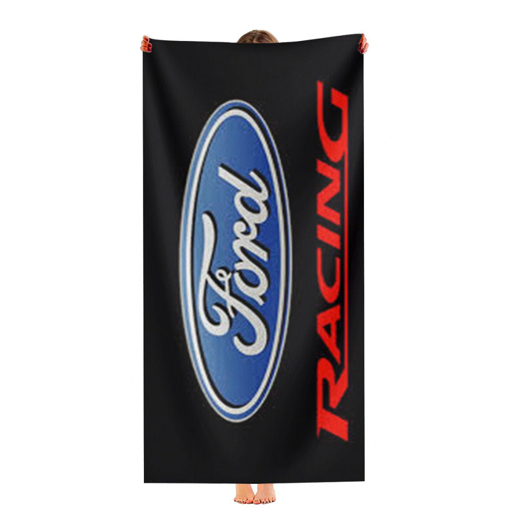 Ford Racing Landscape Ultra-Soft Luxury Bathroom Towels