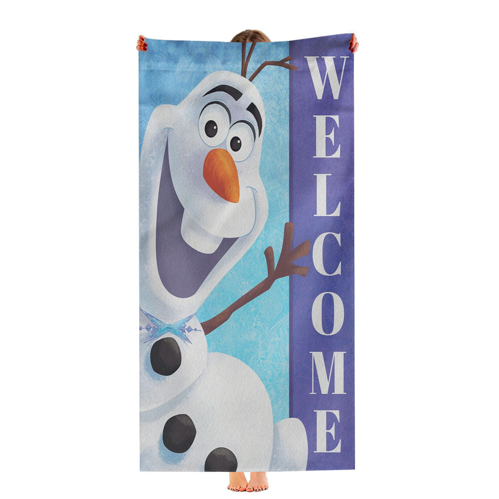 Frozen Olaf Ultra-Soft Luxury Bathroom Towels